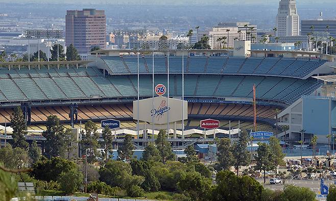 LA 다저스 홈구장 다저스타디움 전경. UPI연합뉴스
