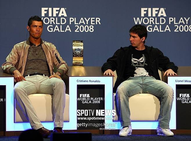 ▲ 호날두와 메시