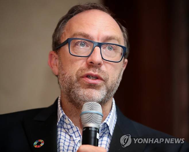 위키백과 설립자 지미 웨일스 [연합뉴스 자료사진]