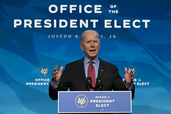 조 바이든 미국 대통령 당선인. (사진=AFP)
