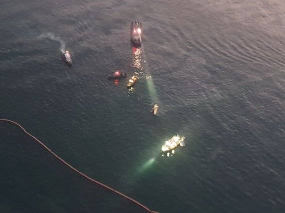 ▲ 사고 현장. 부산해양경찰서 제공