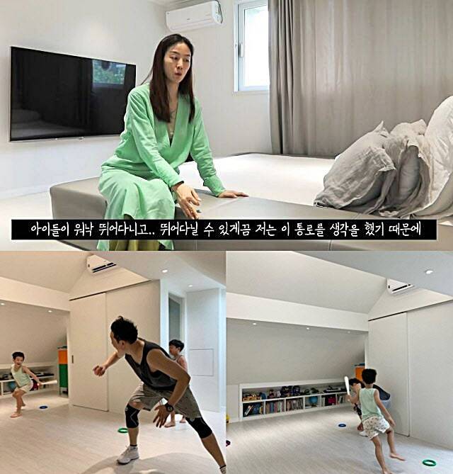 이휘재-문정원 부부 층간소음 논란. (사진=문정원 유튜브 채널 영상, 문정원SNS)