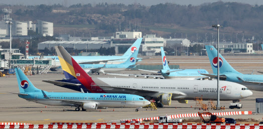 대한항공과 아시아나항공 항공기 (사진=연합뉴스)