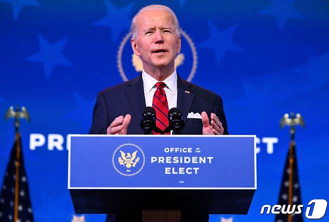 조 바이든 미국 대통령 당선인. © AFP=뉴스1