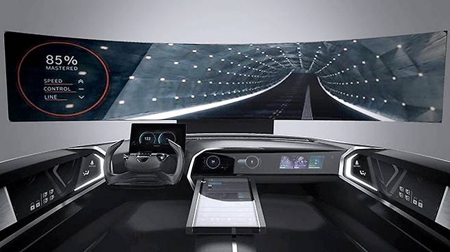 앞으로 자동차 내부엔 수많은 버튼 대신 다양한 정보를 알려주는 유리창과 스크린만 남게 될지 모른다.