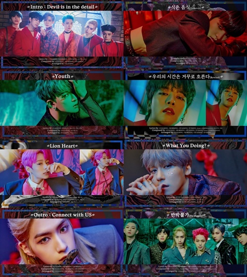 그룹 원어스(ONEUS)가 첫 정규앨범 ‘데빌(DEVIL)’의 하이라이트 메들리를 공개했다. 사진=RBW