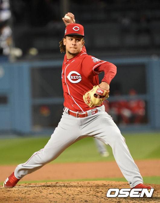 [OSEN=LA(미국 캘리포니아주), 최규한 기자] 신시내티 루이스 카스티요 /dreamer@osen.co.kr