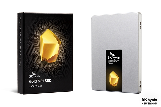 SK하이닉스가 소비자용 SSD(솔리드 스테이트 드라이브) 제품인 '골드 P31'과 '골드 S31'을 국내 출시한다. /SK하이닉스 제공