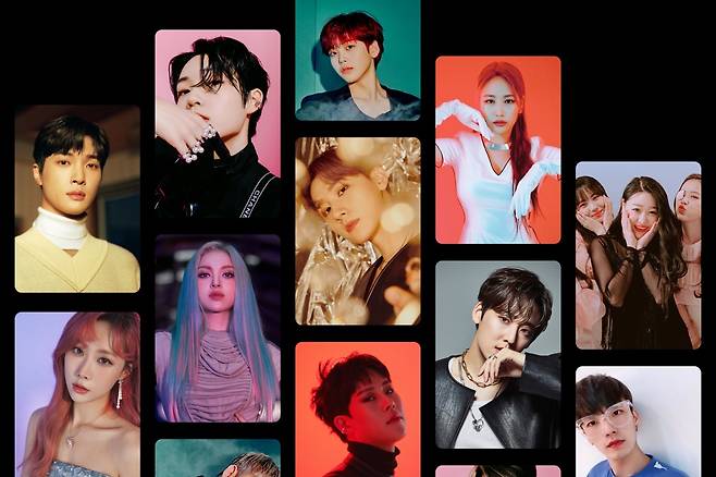 Images of stars participating in Airbnb’s “Inside K-Pop” (Airbnb)