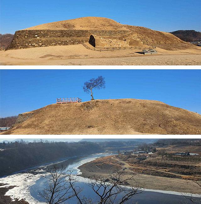 ▲ 위로부터 호로고루성, 당포성, 은대리성에서 바라본 한탄강 ⓒ김효은