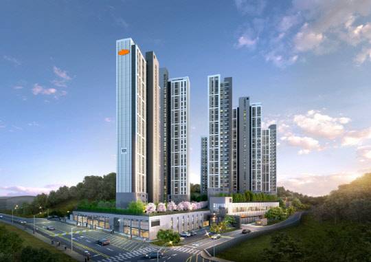 e편한세상 가평 퍼스트원 투시도. <DL이앤씨 제공>