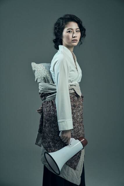 박남옥을 연기하는 김주리. 국립극장 제공