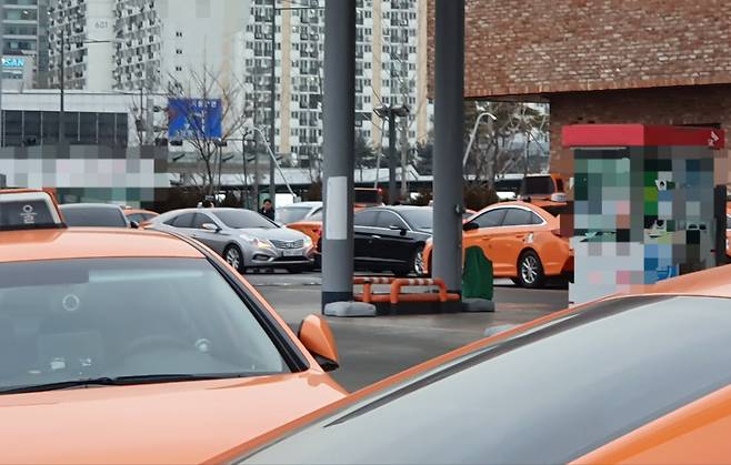 서울 강남구의 한 택시 회사의 모습. [헤럴드경제DB]