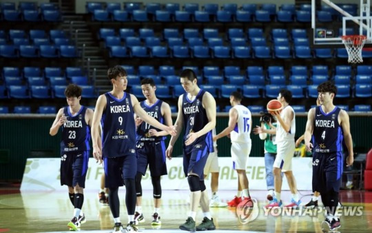 지난 해 2월서울 잠실학생체육관에서 열린 2021년 국제농구연맹(FIBA) 아시아컵 예선 A조 2차전 한국과 태국의 경기. 이 경기는 한국이  93-86로 이겼다. [연합뉴스 자료사진]