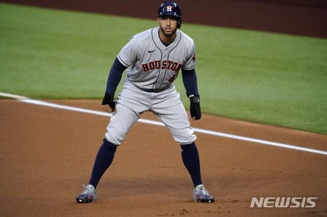 [알링턴=AP/뉴시스]조지 스프링어. 2020.09.26.