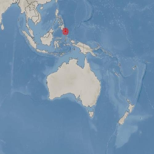 필리핀 민다나오섬 다바오 남동쪽서 규모 7.0 지진 발생. [사진 기상청]