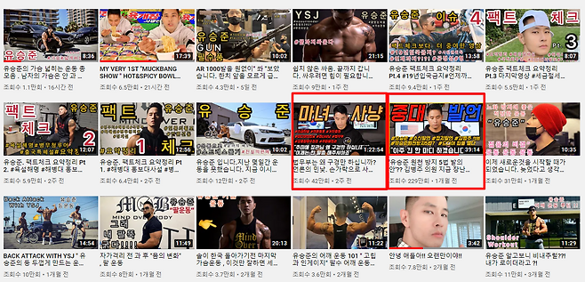 지난달 19일 게재된 ’유승준 방지법’ 관련 스티브유 유튜브 영상이 조회수 230만회를 기록하며 구독자수가 급증했다.&nbsp;스티브유 유튜브 채널 화면 갈무리