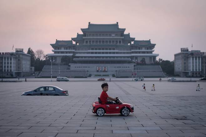Kim Il-sung Square in Pyongyang. (AFP-Yonhap)