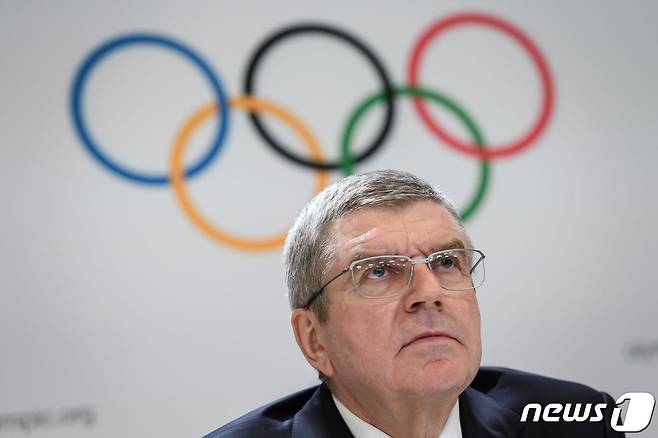 토마스 바흐 국제올림픽위원회(IOC) 위원장. © AFP=뉴스1
