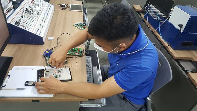 폴리텍대 재학 시절 김형정 씨 /본인 제공