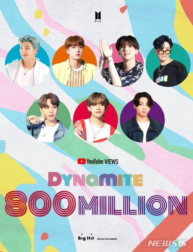 [서울=뉴시스] 그룹 '방탄소년단'(BTS)의 '다이너마이트' (사진= 빅히트엔터테인먼트 제공) 2021.01.24. photo@newsis.com