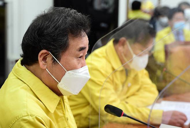 이낙연 더불어민주당 대표가 25일 국회에서 열린 최고위원회의에서 발언하고 있다.(사진=연합뉴스)