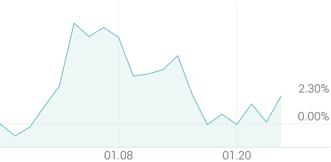 1개월 등락률 +2.48%