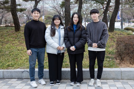 (왼쪽부터)부경대 김도휘, 윤지미, 강민지, 오정민 학생./제공=부경대