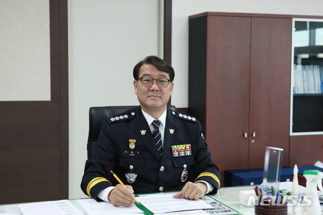 [청주=뉴시스] 조성현 기자 = 박봉규 청주상당경찰서장. (사진=청주상당경찰서 제공) 2021.01.25. photo@newsis.com