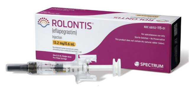 올해 미국 식품의약국(FDA) 시판허가가 기대되는 호중구감소증 신약 ‘롤론티스’.