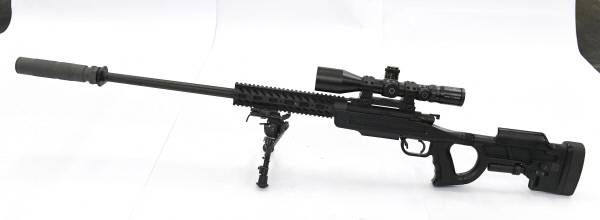 모든 보병부대에 보급이 완료된 K-14 저격용 소총. K-14에 소음기가 장착된 모습. 방위사업청 제공