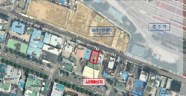 광주역 창의문화산업 밸리 ‘어울림팩토리’ 위치도 /사진제공=광주시