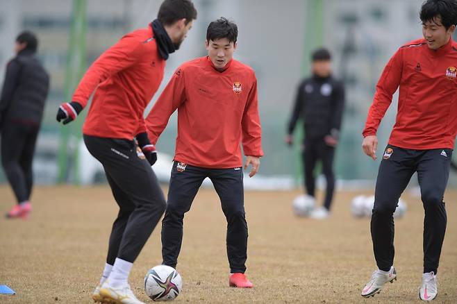 창원 전지 훈련 중 고요한의 모습 [FC 서울 제공. 재판매 및 DB 금지]