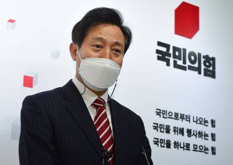 서울시장 공천 신청자 면접 마친 오세훈 전 서울시장(사진