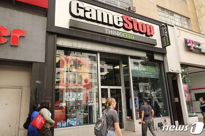 게임스탑 매장© AFP=뉴스1