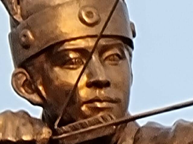 갤럭시S21 울트라로 찍은 100배 줌 사진. 20배 줌부터 손 떨림 방지 기능이 적용된다. (사진=지디넷코리아)