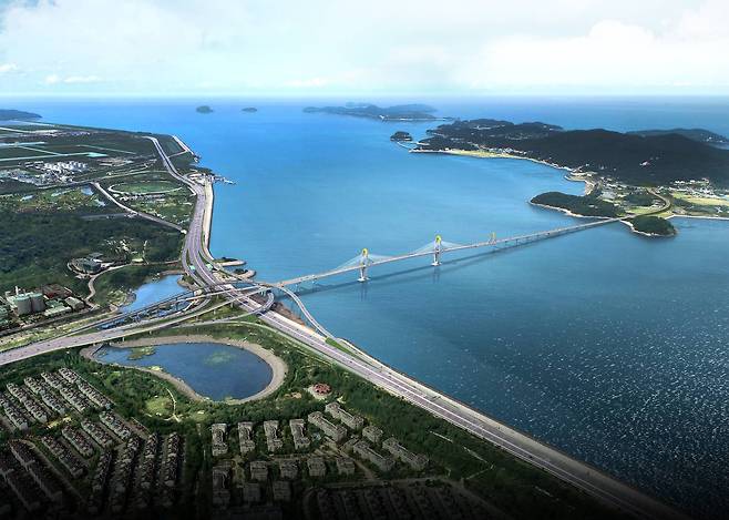 영종~신도 평화도로 조감도/인천시