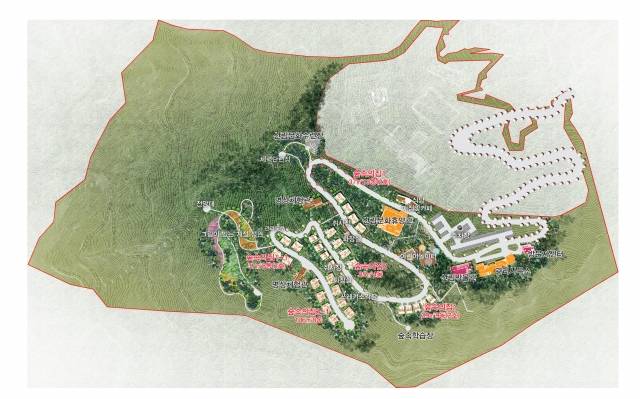 산림치유복지의 새로운 모델을 제시하고 있는 경기 용인 온석대학원대학교 캠퍼스. 온석대학원대학교 제공