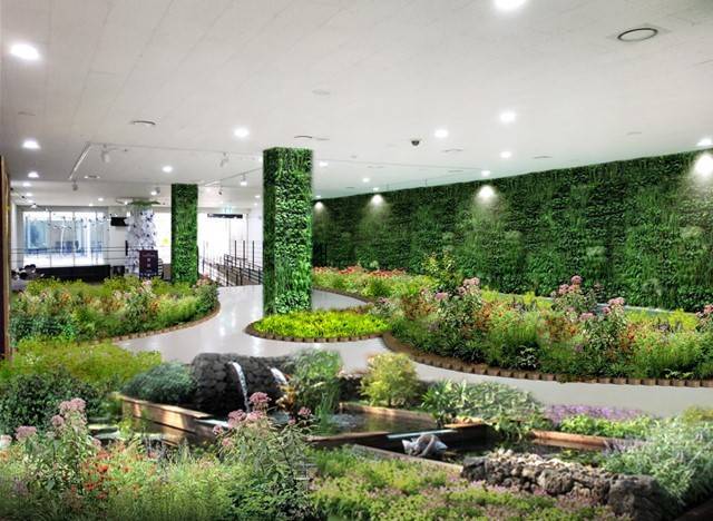 강원 강릉시가 강릉아트센터에 조성할 계획인 실내정원의 구상도. (사진=강릉시청 제공)