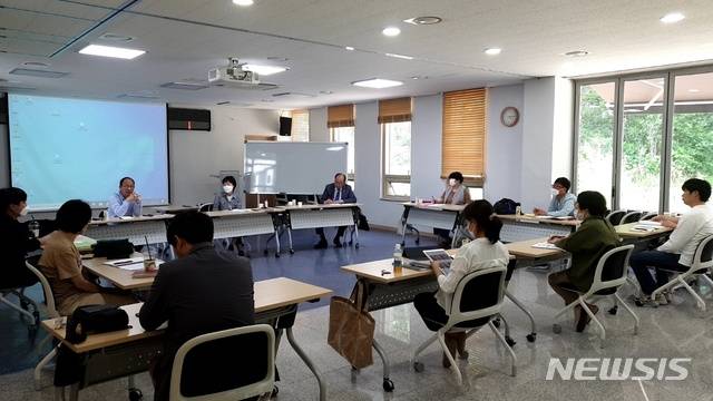 [용인=뉴시스]용인시 창업아카데미 교육현장