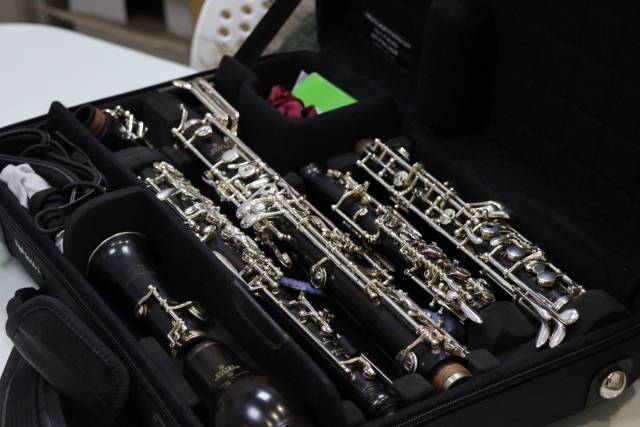 한이제가 연주 때 사용하는 오보에/사진=코리안심포니
