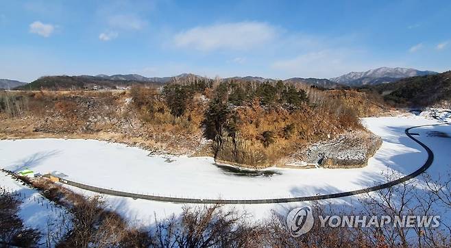 한탄강 겨울 비경 [연합뉴스 자료사진]