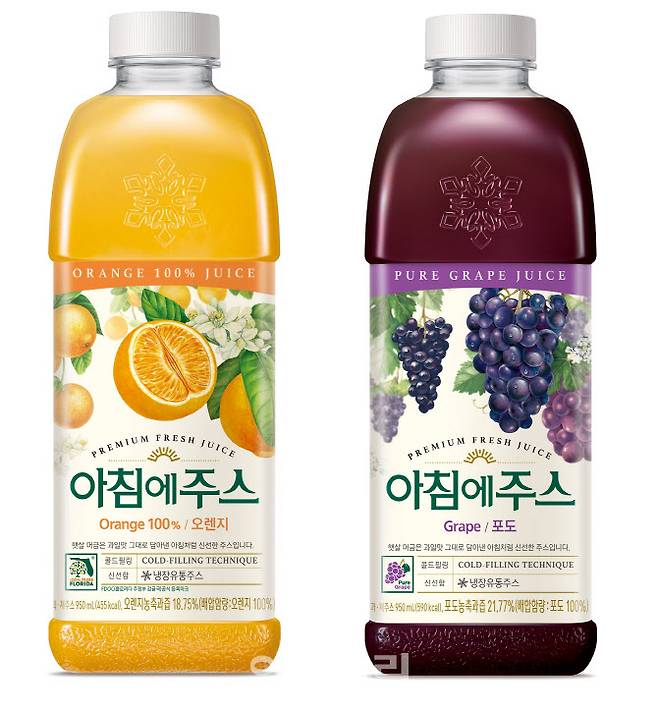 아침에주스 패키지 리뉴얼