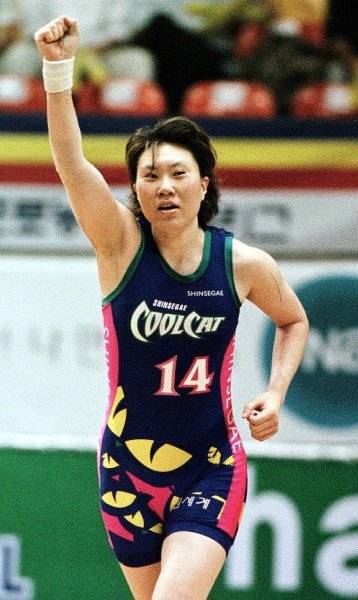 신세계 쿨캣을 여자프로농구 왕조로 이끈 정선민.