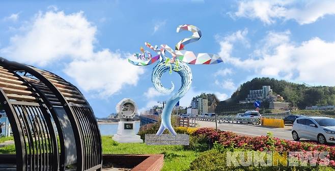 강원 속초시 설악해맞이공원 뒷면 조형물 조감도.(사진=속초시 제공)