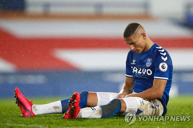 허탈한 히샬리송 [AFP=연합뉴스]