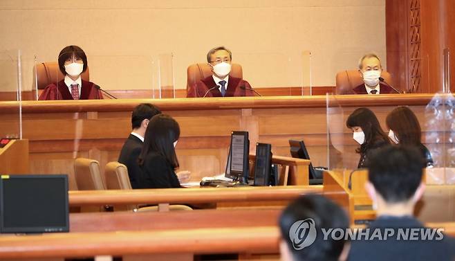 위헌 여부 선고 [연합뉴스 자료사진]