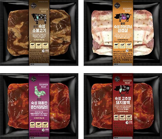신세계푸드_올반 소포장 양념육 4종 [사진 제공 = 신세계푸드]