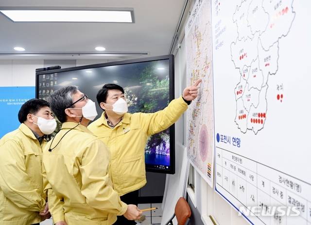 이한규 경기도 행정2부지사, 경기북부 조류인플루엔자 차단방역 현장점검