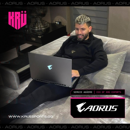 Surprising Duo! AORUS Teams Up with Football Star Sergio Aguero in Esports